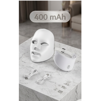 7-Color LED Skin Care Face & Neck Mask